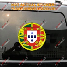 Португальский флаг переводная наклейка автомобиля виниловая roundel Светоотражающая Глянцевая выбрать размер