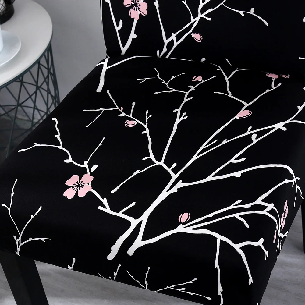 Современный плед с цветочным принтом пылезащитный чехол для стула полное обернутое кресло сиденье со спинкой чехол стул для столовой декоративный чехол