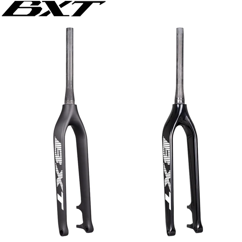 BXT-29er Mountain Bike Carbon MTB Fork, Rigid Tapered Thru Axle