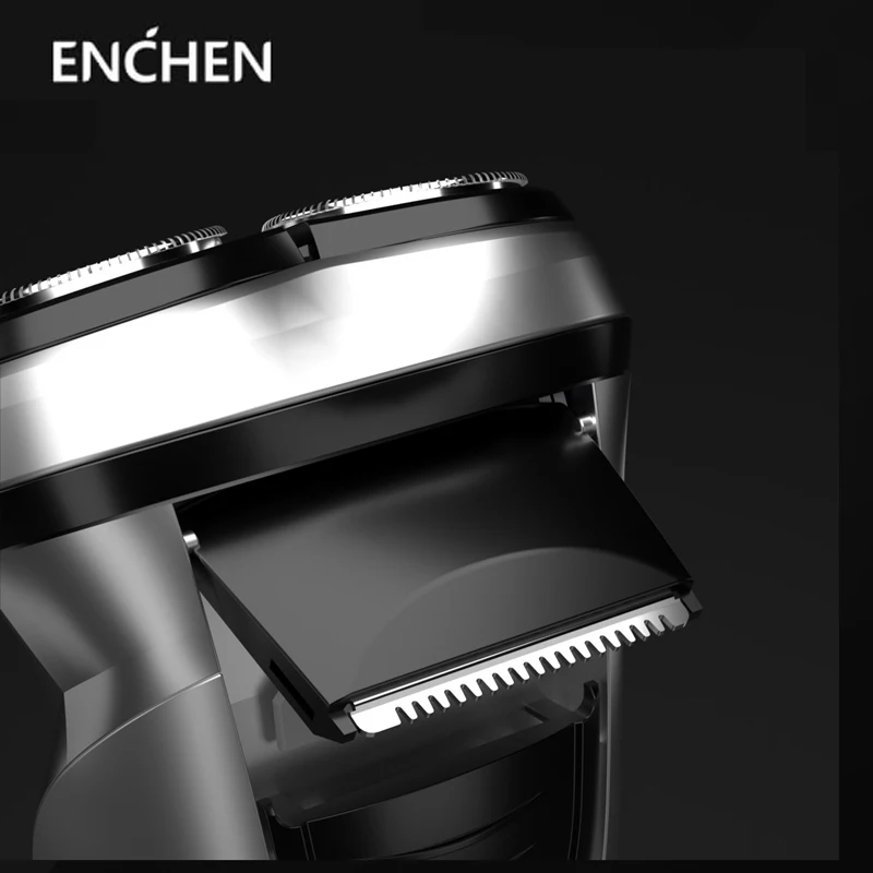 Xiaomi blackstone enchen электробритва Мужская моющаяся USB перезаряжаемая Беспроводная 3D умная бритва для бритья бороды