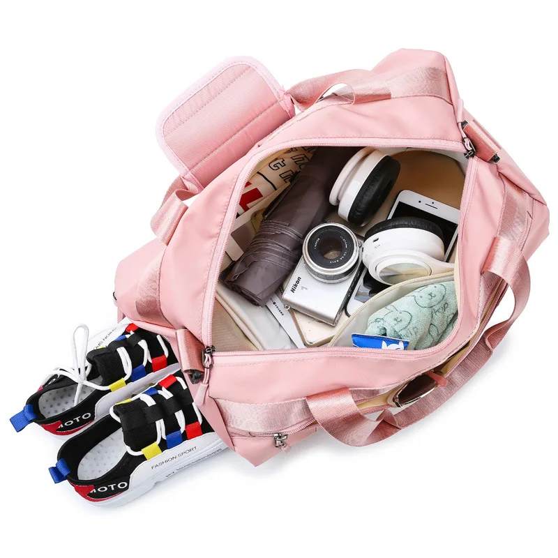 

2019 New Style Travel Bag Wet And Dry Separation Sports Women's Yoga Gym Bag Large Capacity Travel Bag Sports Training Package