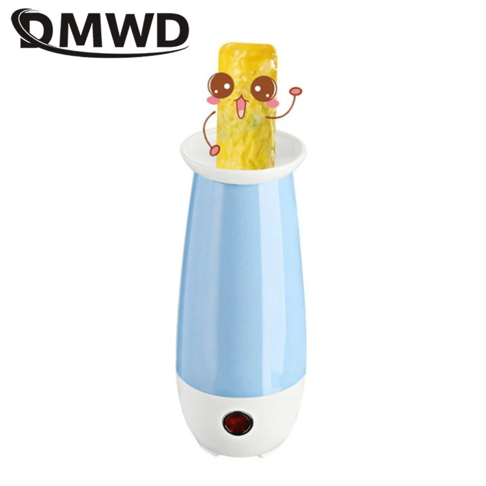 DMWD Household Automatic Egg Roll Machine Omelet Cooker Sausage Maker Electric Egg Boiler Breakfast Tool Single Tube 220V