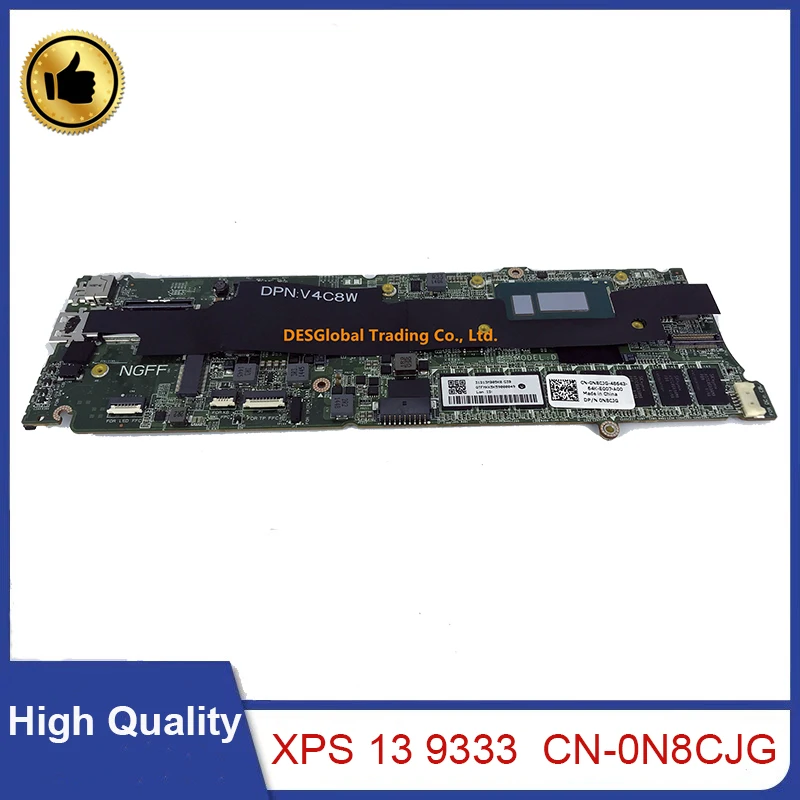 

Mainboard 0N8CJG N8CJG DAD13CMBAG0 RGF2V Motherboard For DELL XPS 13 9333 Laptop Motherboard CN-0N8CJG 31D13MB05K0 100% Test