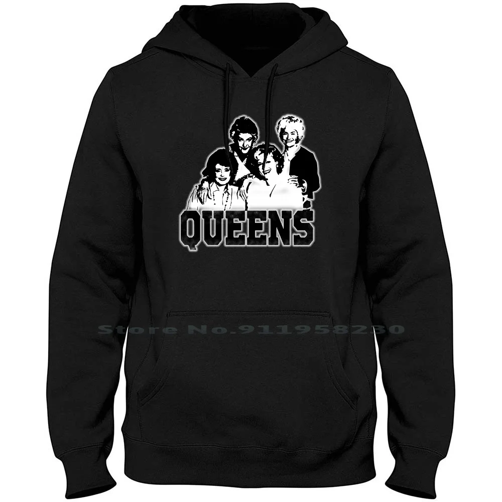 

The Queens Men Women Hoodie Pullover Sweater 6XL Big Size Cotton Queen Tage Some Hot Age Me