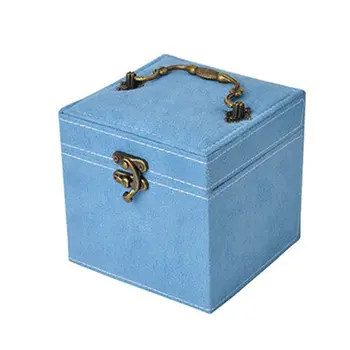 

Hand Jewelry Storage Box Luxury Three-layer Princess Jewelry Box Women Jewelry and Cosmetics Beauty Organizer Storage