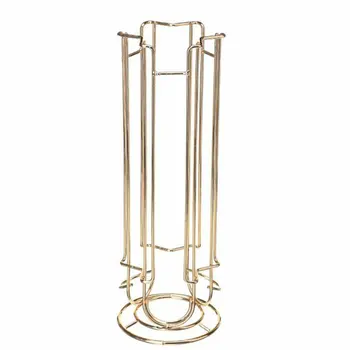 

metal coffee pod holder iron chrome stand coffee capsule storage rack coffee capsule storage rack 18 pieces