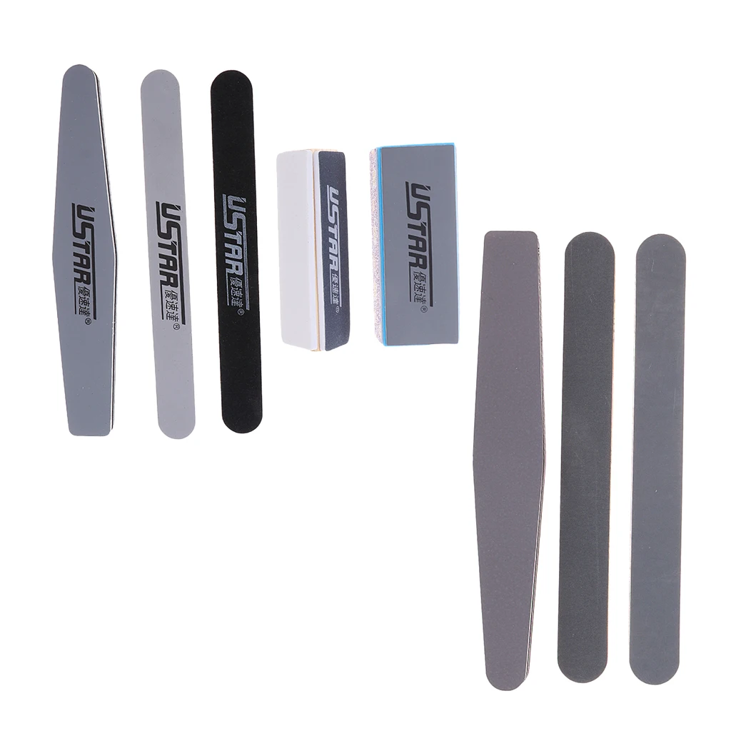 5-Shape Polishing Tool Model Craft Tool Kit Polish Sticks Bar Modelers Hobby
