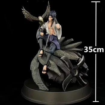 

NEW Anime 1/6 scale Naruto Hawk Uchiha Sasuke Final Valley sasuke Statue PVC Action Figure Collection Model Toys Brinquedos Doll