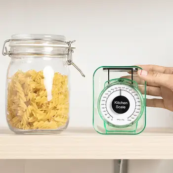 

Restaurant Cooking With Easy Reading Spring Scale Tool Kitchen Portable Weighing Scale Food Vegetables Mechanical Dial 1kg K0R2
