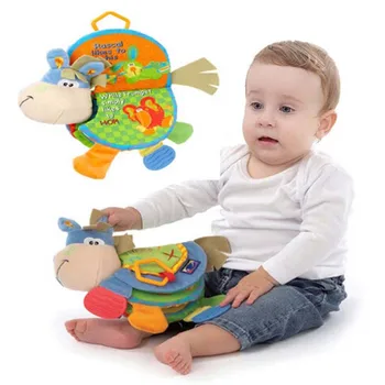 

Baby Toy Infant Folding Quiet Cloth Book Toys cloth Doll Early Development Books Toy Learning & Education christmas gift