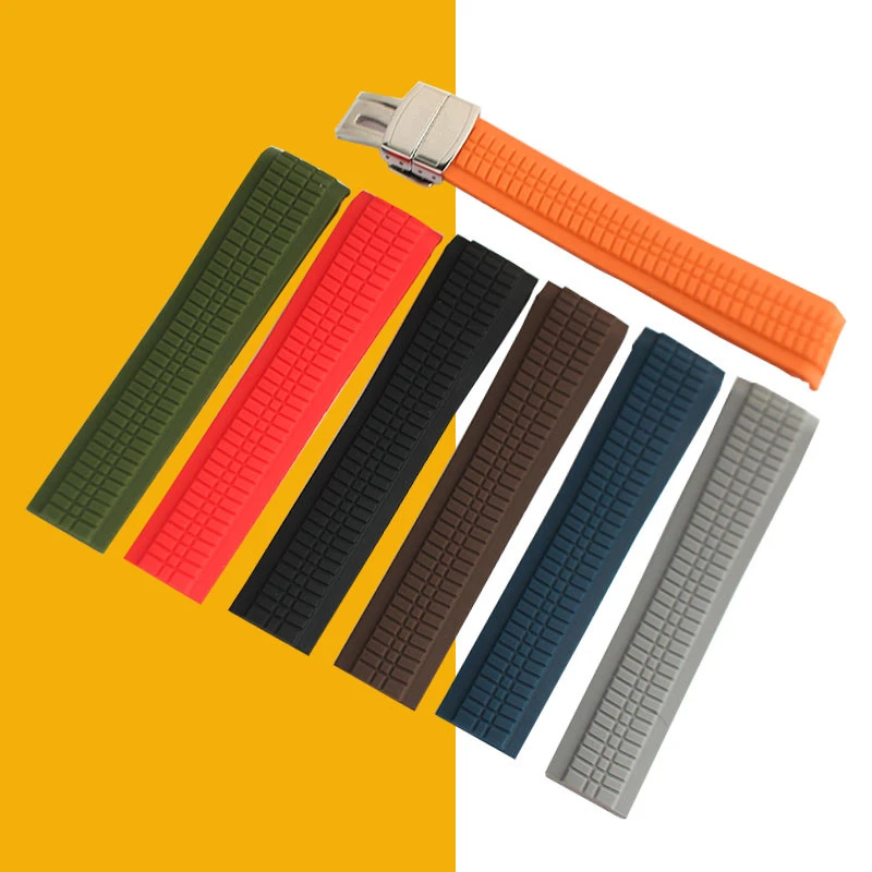 21mm Black Silicone Rubber Watchband For Patek Strap For Aquanaut Philippe 5164a 5167a Watch Band Belt Watchbands Aliexpress