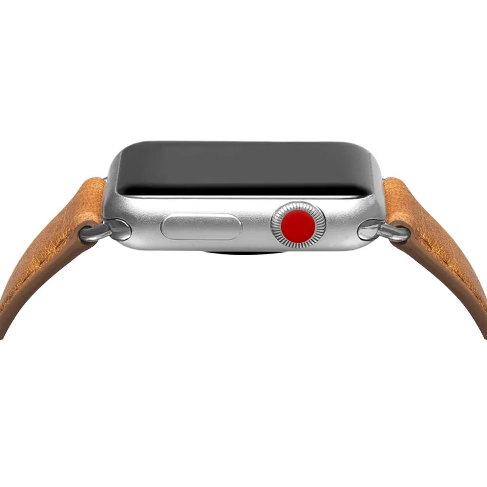 Кожаный чехол с узором Crazy Horse кожаный ремешок для наручных часов Apple Watch, версии 5/4 44/40 мм с эффектом разрыва и трещин браслет для наручных часов iWatch серии 3/2 42/38 мм