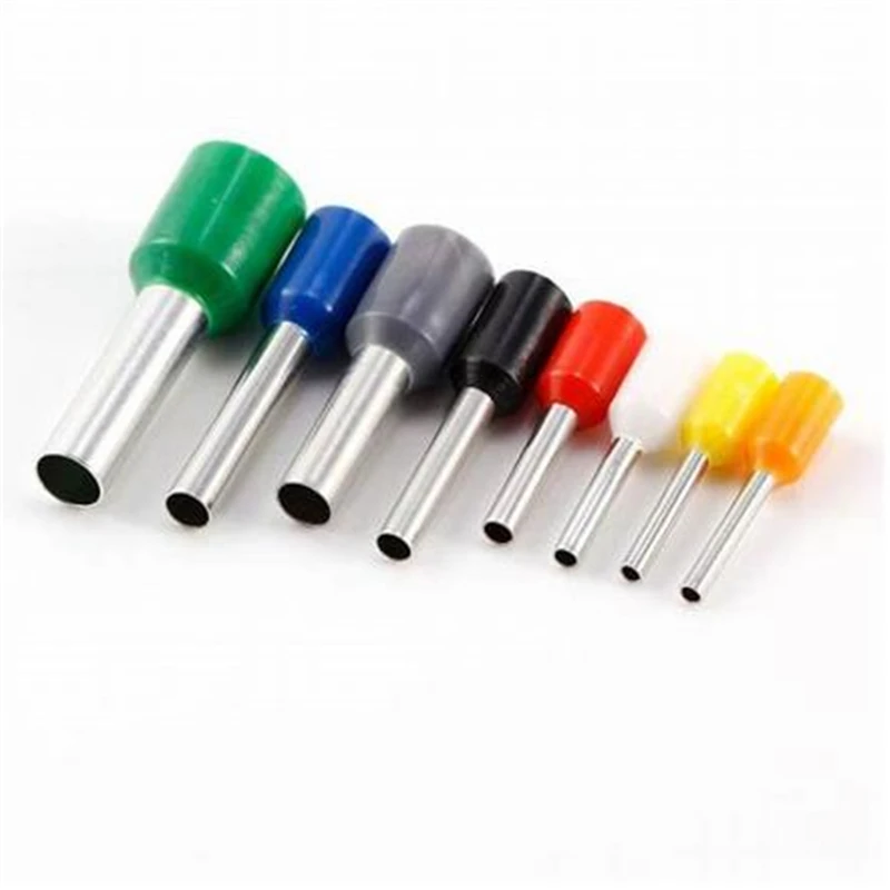 400pcs 4 Размеры сортированы cooper ferrule изолированный Электрический обжим разъединители E0508 E7508 E1008 E1508