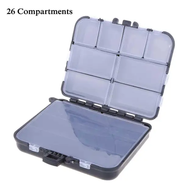 Fishing Tackle Storage Boxes Professional Fishing Accessories Case,Waterproof Fishing Tackle Box with Adjustable Dividers Fishing Lure Hook Box/ï/¼/ˆM