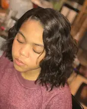 Peluca de onda de encaje Frontal para mujer, cuerpo 13x4, cabello humano Remy peruano, prearrancado con pelo de bebé, peluca de cabello humano con encaje Frontal 150%