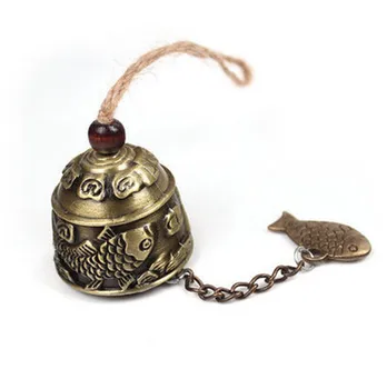 

1Pc Blessing Bell Luck Dragon/Fish Feng Shui Bell Blessing Good Luck Fortune Hanging Wind Chime Decorative Pendant Gift
