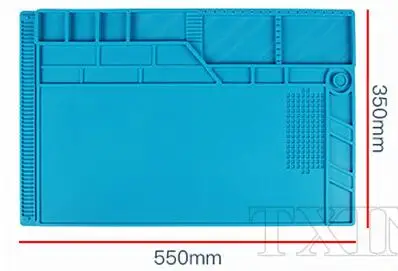 700 Вт 858D фена паяльник для отпайки паяльная SMD станция Набор - Цвет: S180 550x350mm