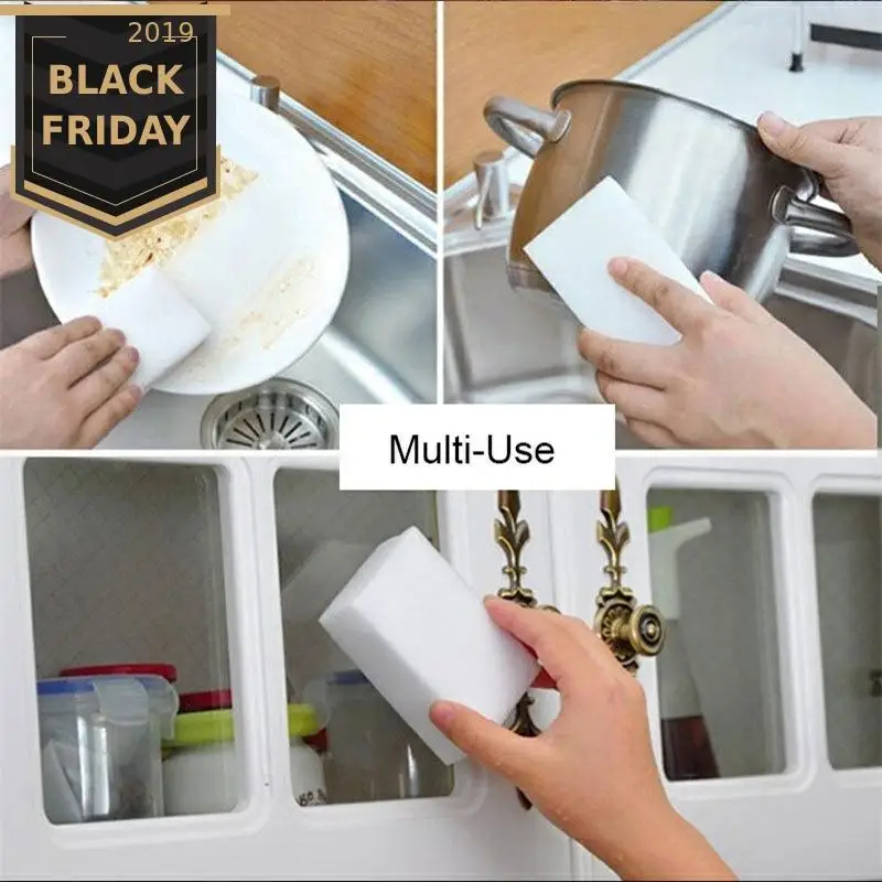 

Magic Sponge Eraser Melamine 10/20pcs Sponges Kitchen Clean Accessory/Bathroom/Office Dish Cleaning Nano Eco-Friendly 10X6X2cm