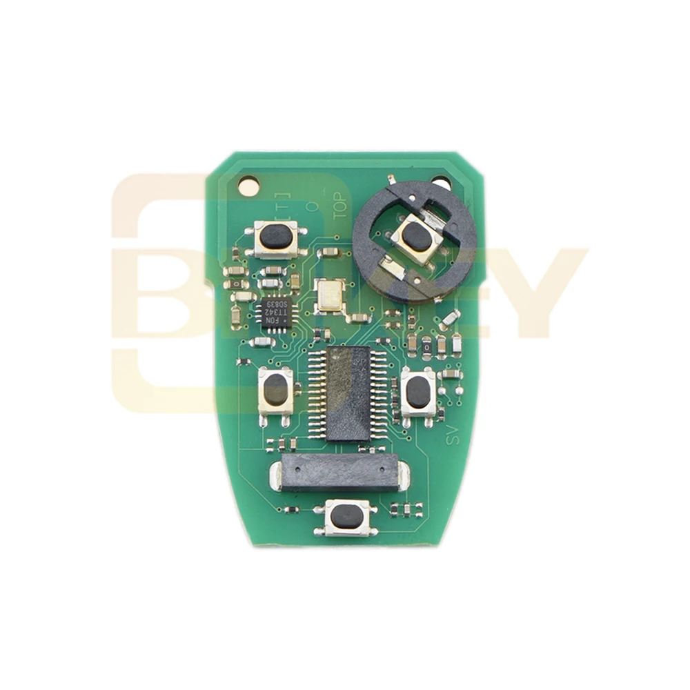 BHKEY 5 кнопки смарт дистанционные брелки для ключей для Jaguar 433 МГц ID46/7953 чип для JAGUAR XK XKR XF XFR 2007 2008 2009 2010 2012 ключи
