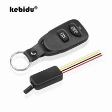 Kebidu 433 MHz bezprzewodowy odbiornik przełącznika zdalnego sterowania moduł dla światła LED 3V-12V 433 MHz nadajnik zdalnego sterowania