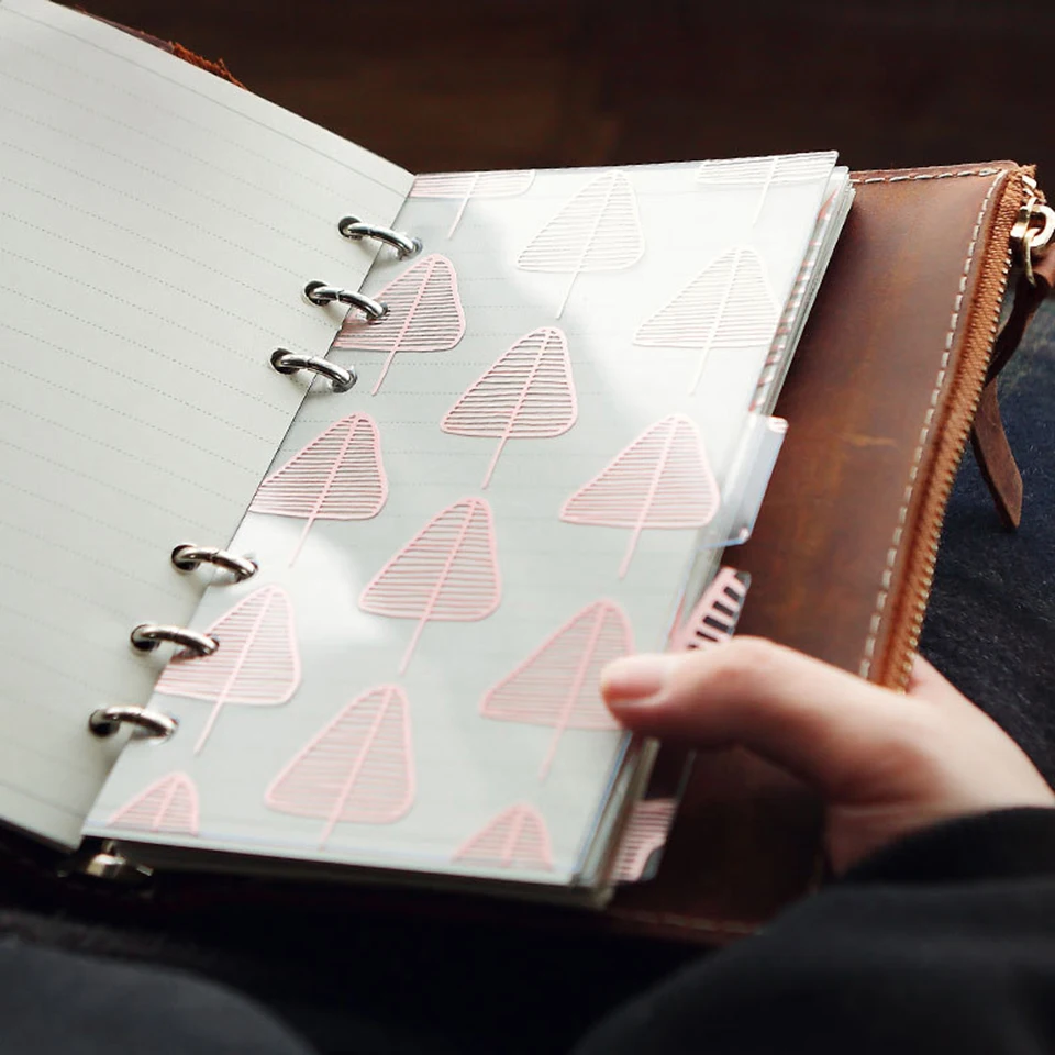 

5Pcs/set A5 A6 Planner Divider Refill Notebook Journal Agenda Spiral Loose Leaf Creative Stationery Office School Supplies