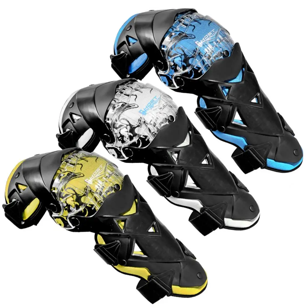 Pair Motorcycle Racing Riding Knee Guard Protective Protectors Pads Armor Kneepads Gear