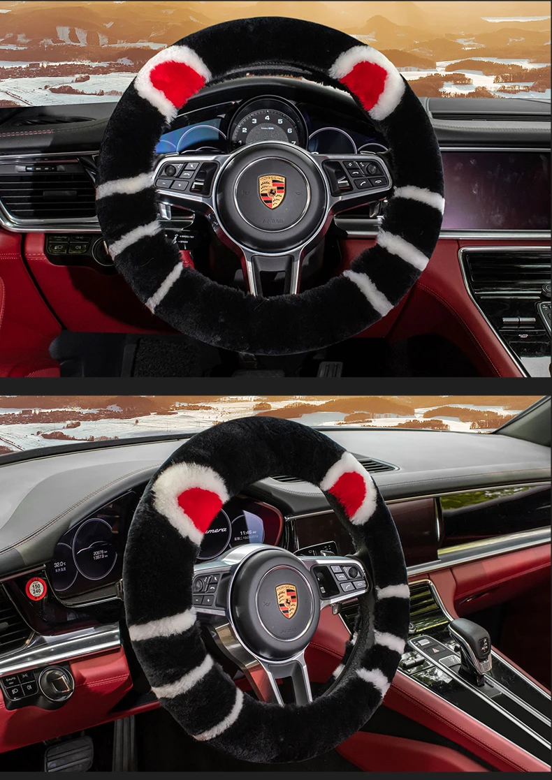 plush steering wheel cover 11