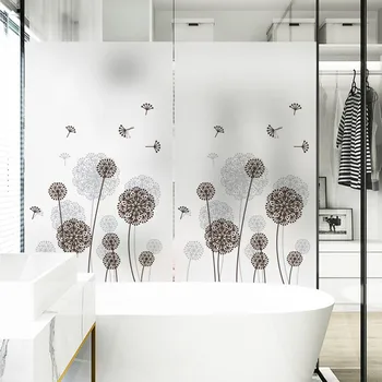 

Frosted Glass Window Film Dandelion Pattern Window Sticker For Privacy Protection Bedroom Home Decorative Film Sticker
