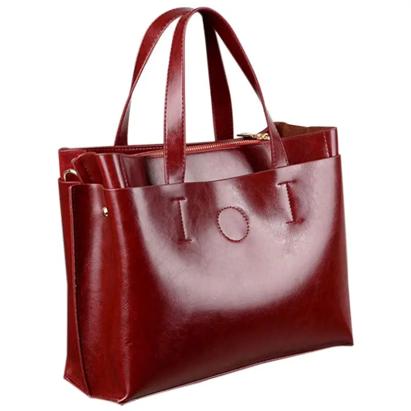 

Women Bag Handbag Tote Over Shoulder Crossbody Autumn Winter Leather Big Letter Casual Designer