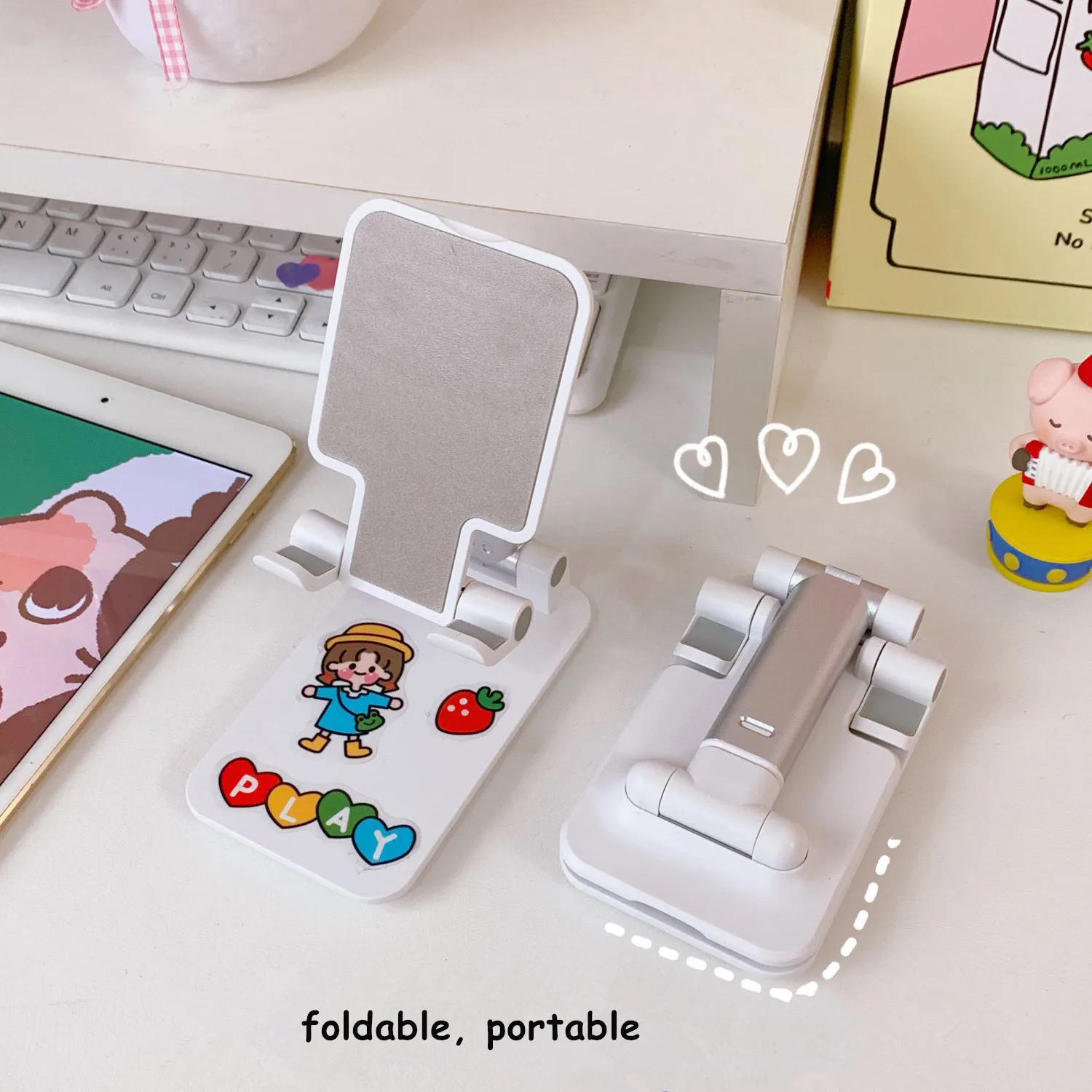 Kawaii Desktop Foldable Mobile Phone Holder