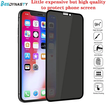 

Antispy Screen Protector For iPhone 7 8 plus X Glass On iphone 7 6 8 X R XS MAX Tempered Glass iPhone 7 6 Screen Protection XR