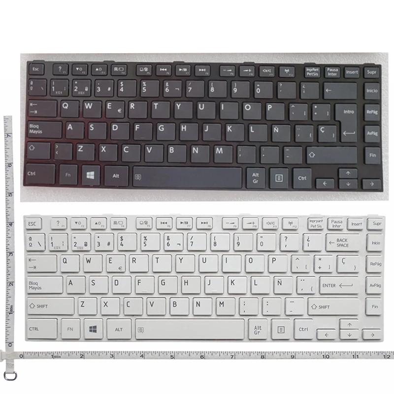 Teclado de Satélite Toshiba L40-a L40-sp L40d-a L40dt-a L45-a L45d-a L45t-a C40d-a C40-a C45-a C45d-a Novo