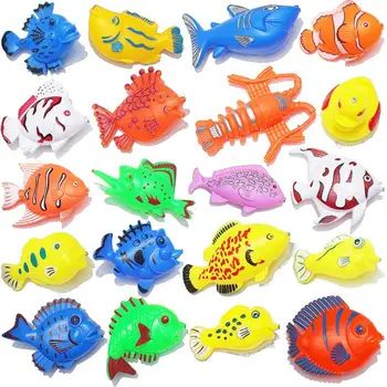 

10pcs Fish Ornament Aquarium Decoration Artificial Fake Fish Tropical Fish Decor Silicone Fake Fish Floating Vivid Landscape