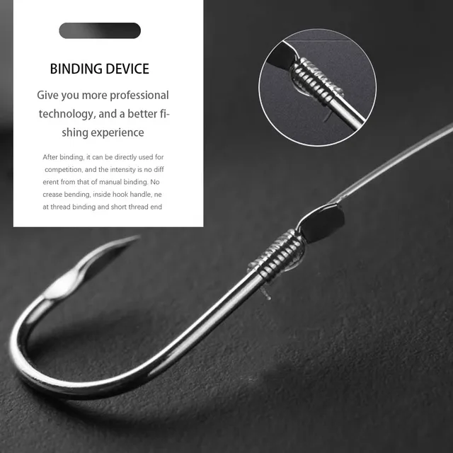 New Automatic Portable Electric Fishing Hook Tier Machine Fishing Accessories Tie Fast Fishing Hooks Line Tying Device Equipment 4