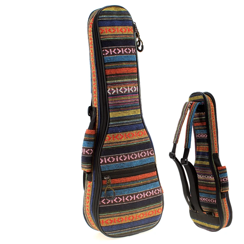 Портативный 21/23 дюймов хлопок нейлон мягкий бас гитара Gig Bag укулеле Чехол Коробка