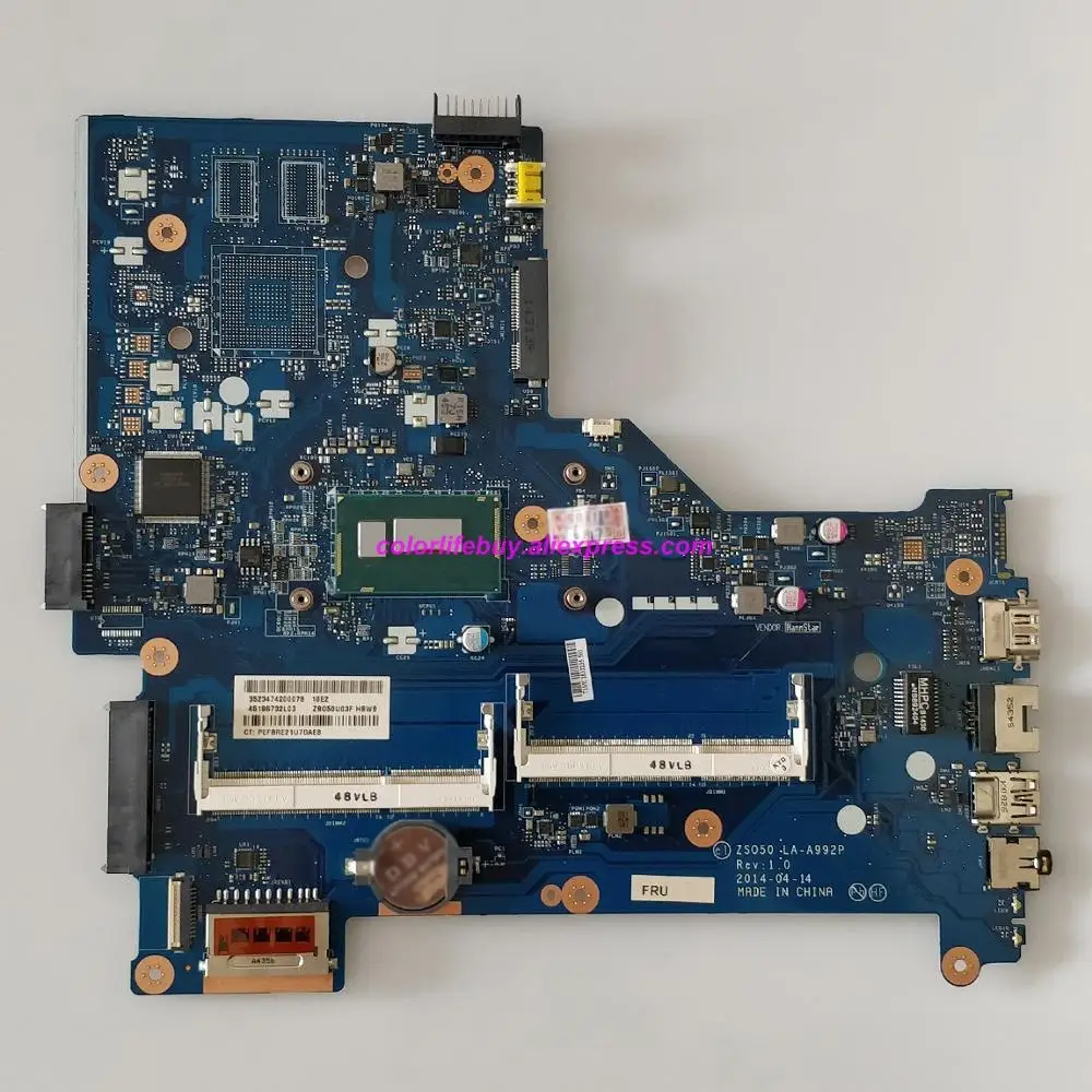 

Genuine 761760-501 w I5-4210U CPU ZSO50 LA-A992P Laptop Motherboard Mainboard for HP 15-R Series NoteBook PC