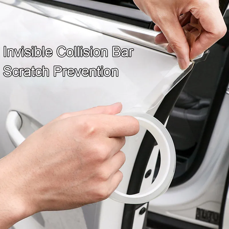 

Anti Collision Auto Car Door Stickers PVCGuards Rear Guard Threshold Protection Strips Scratch-resistant Size 3/5x300cm
