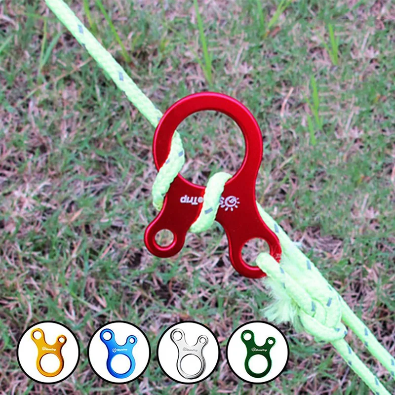 

Outdoor Quick Knot Tent Wind Rope Buckle Non-slip buckle Camping Hiking Tent Cord Rope Fastener Carabiner Hook Hanger Tightener