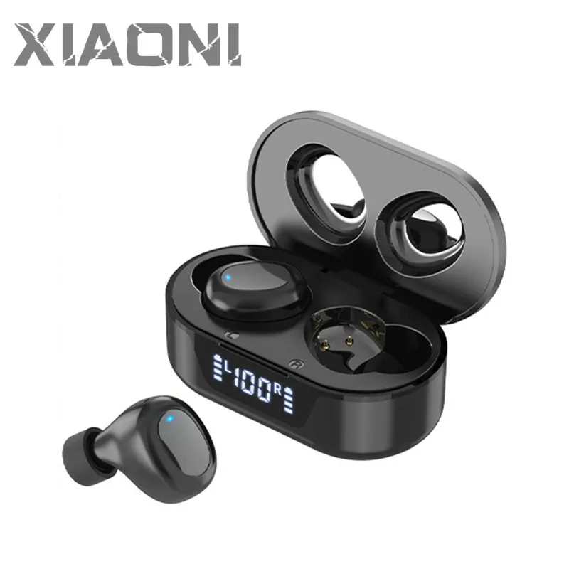 

TWS Wireless Headphones Bluetooth 5.0 3D Stereo Sports Wireless Earphones with Dual Microphone LED Display Noise Cancelling