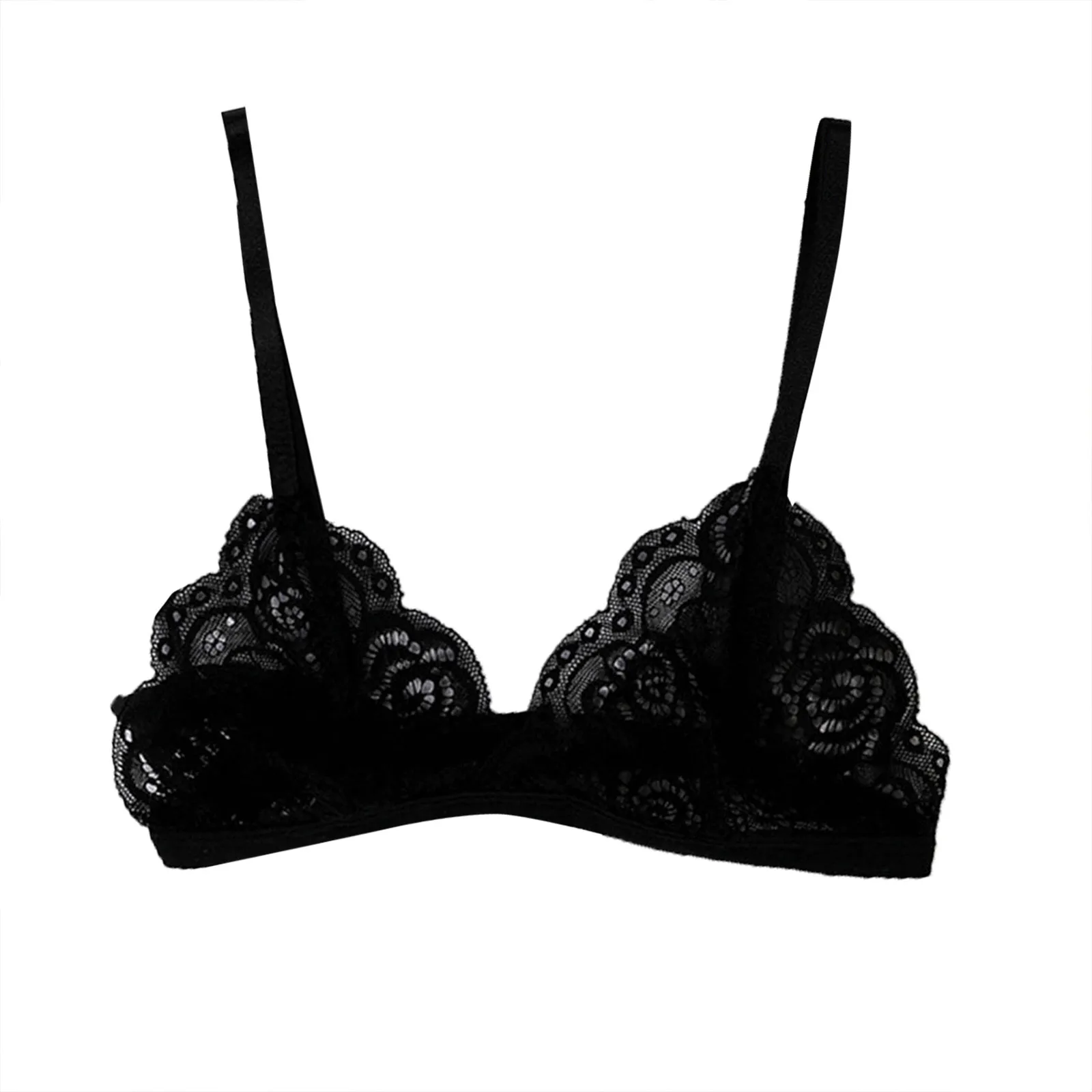 Women Lingerie Bra Floral Lace Wire Free Bralette