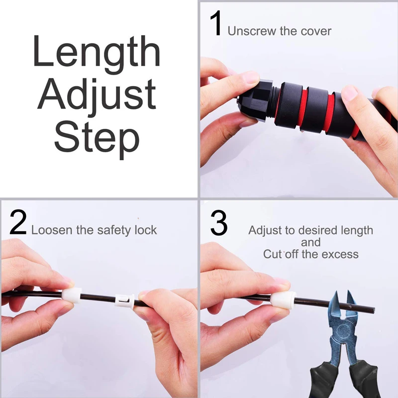 Speed Steel Wire Skipping Rope Adjustable Gym Exercise Jump Rope Rapid Bearings Crossfit Sports Workout Outdoor Skipping Rope