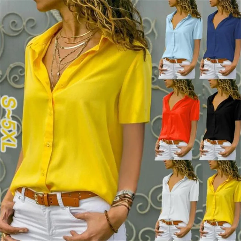 Spring Autumn Women Chiffon Blouse Shirts Casual Long Sleeve Solid OL Female Work Wear Elegant Ladies Blouse Shirts Plus Size Spring Autumn Women Chiffon Blouse Shirts Casual Long Sleeve Solid OL Female Work Wear Elegant Ladies Blouse Shirts Plus Size