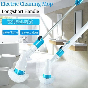 

Turbo Scrub Multi Cordless Electric Power Scrubber Brush Clean Brush-EU Plug