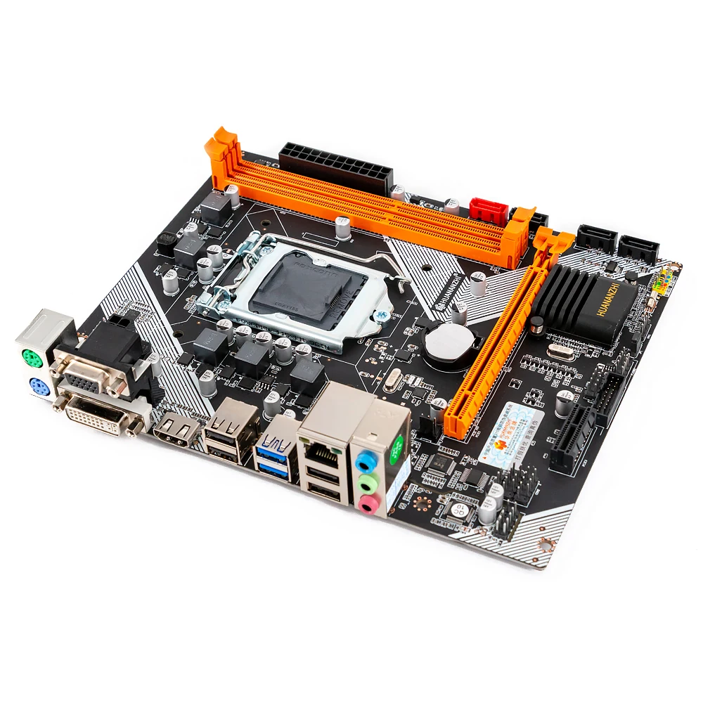 Huanan Zhi B75 M-ATX материнская плата B75 для Intel LGA 1155 i3 i5 i7 E3 DDR3 1333/1600 МГц 16 Гб SATA3.0 USB3.0 PCI-E VGA HDMI