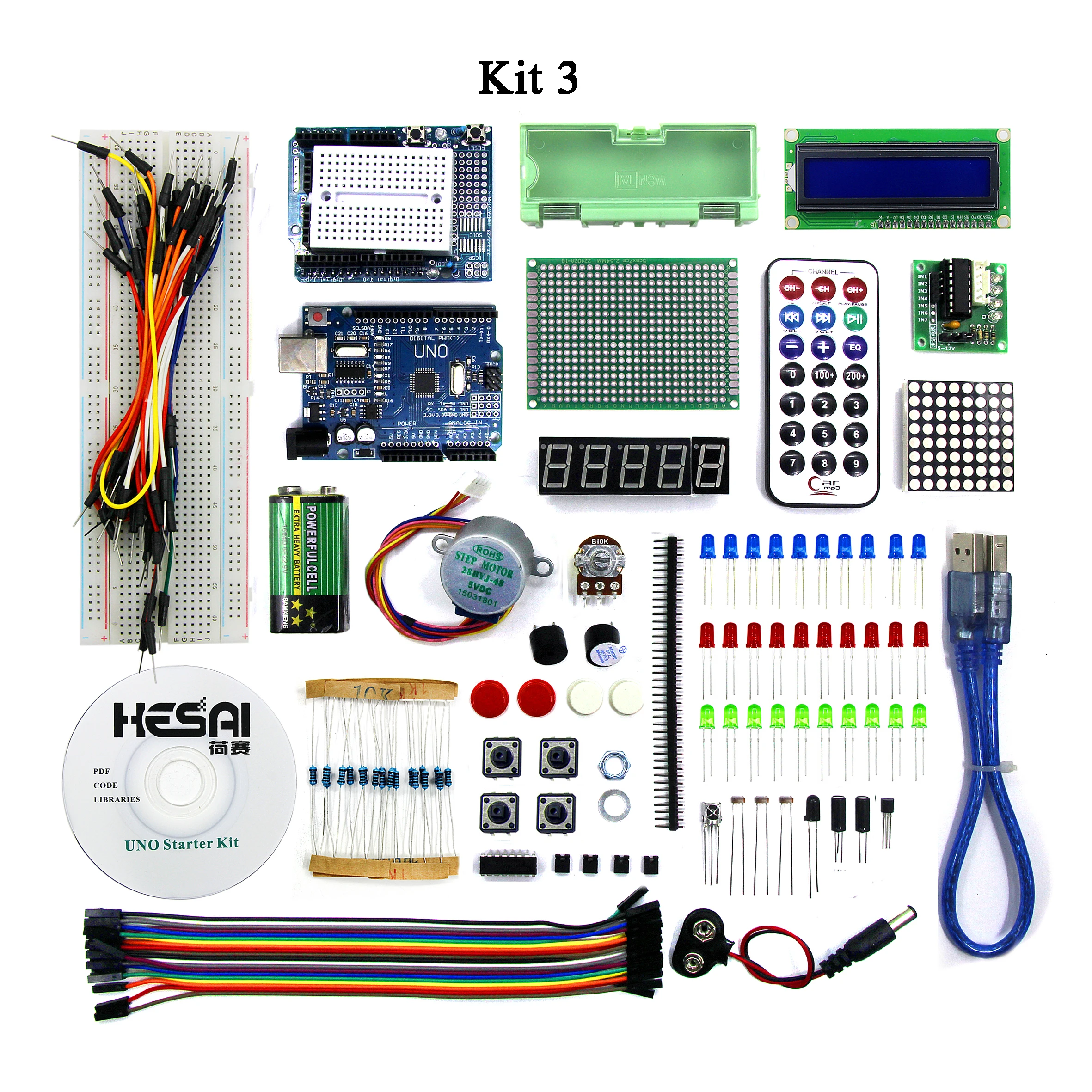 Стартовый набор/Обучающий набор(UNO R3) RFID стартовый набор UNO базовый стартовый Обучающий набор обновленная версия