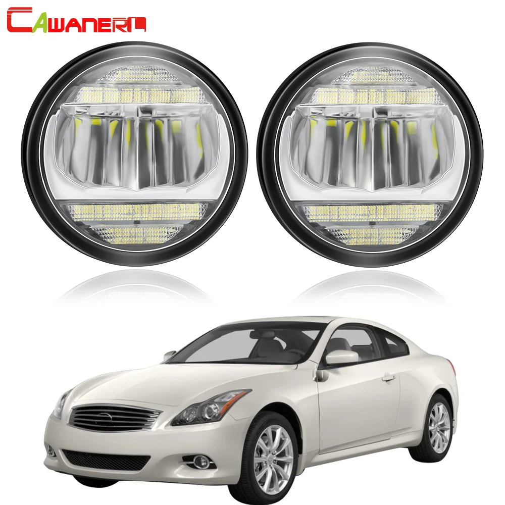 2in1 туман светильник + дневные ходовые огни для Infiniti G G25 G37 2010 2011 2012 2013 передний