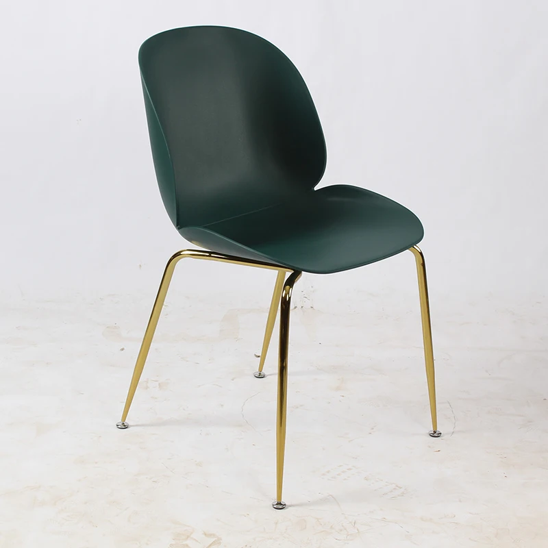 

Ins synthetic leather Nordic Dining Chair Back Chair Modern Minimalist Book Chair Home Chair Light Luxury Makeup leisure Chair