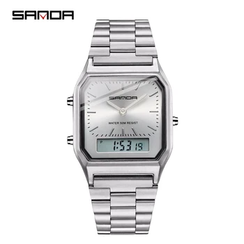 

SANDA Military Sports Watches Waterproof Mens Watches Top Brand Luxury Clock Electronic LED Digital Watch Men Relogio Masculino