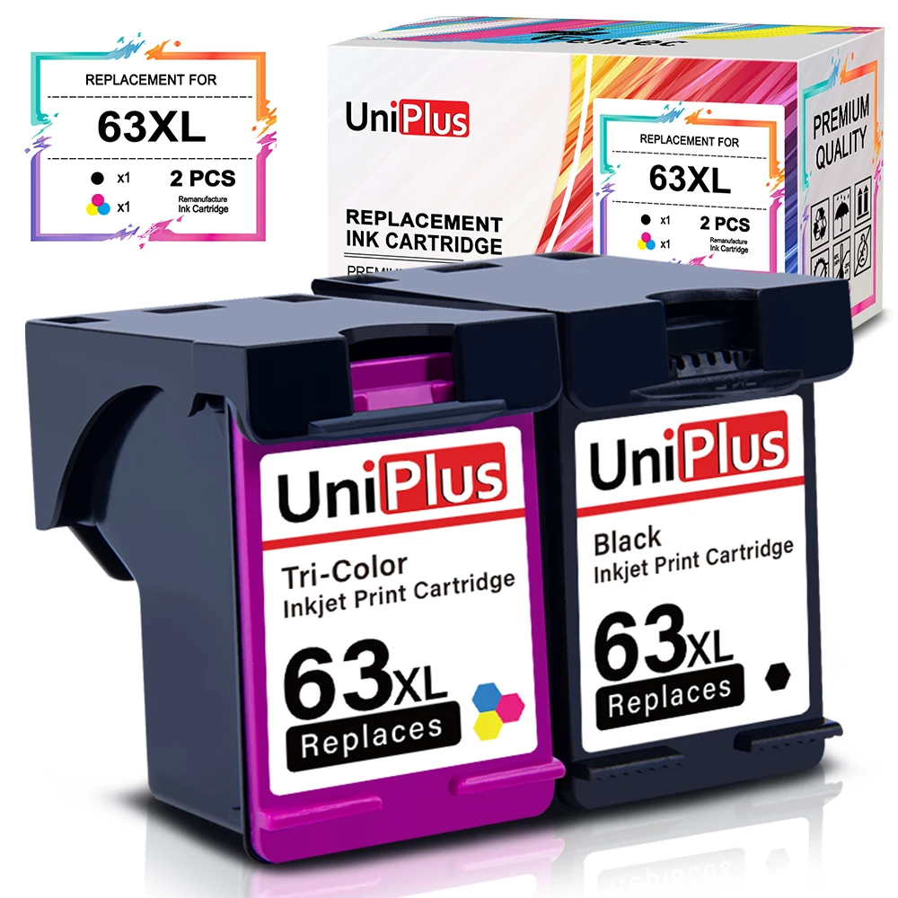 UniPlus 63XL Ink Cartridge Pengganti 