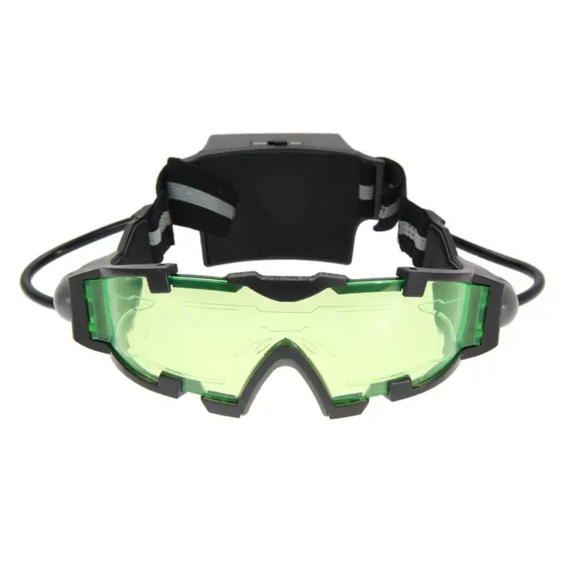 Регулируемая эластичная лента, очки ночного видения, стекло, защита для детей, стекло es Cool Green Len Eye Shield, светодиодный аксессуар для охоты